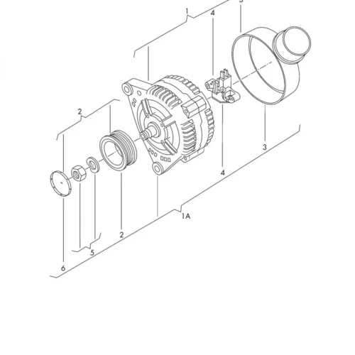 Шкив генератора TMG TT4138